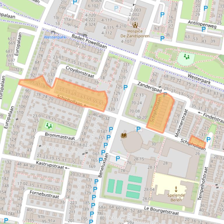 Kaart van postcodegebied 5042TP.