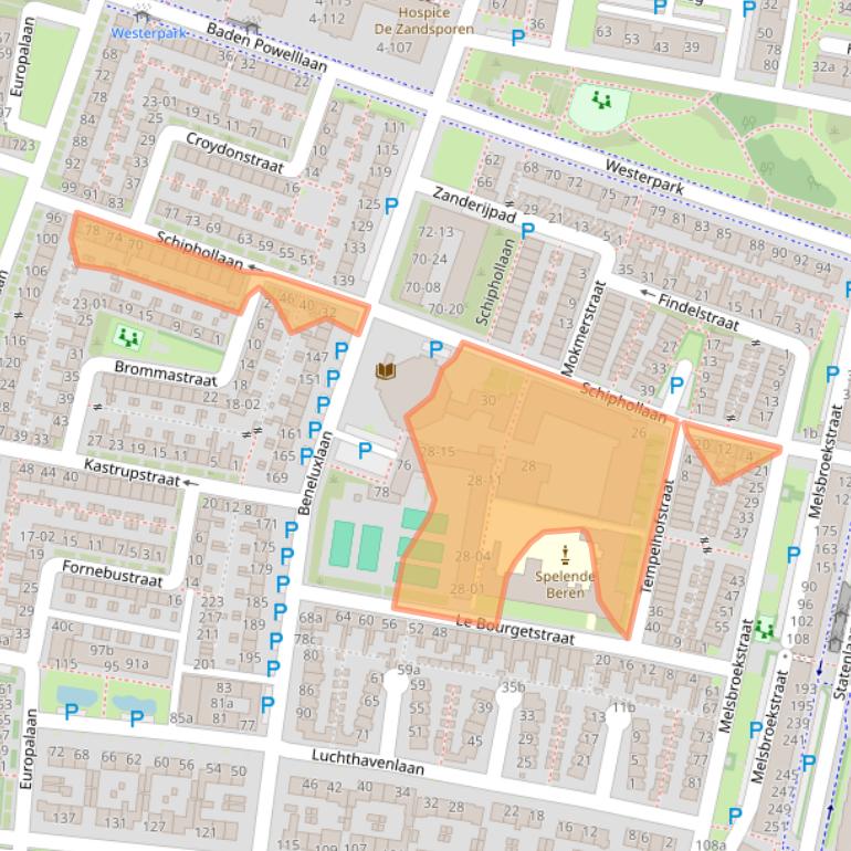 Kaart van postcodegebied 5042TR.