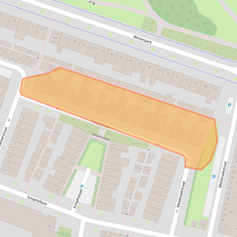 Kaart van postcodegebied 5042VC.