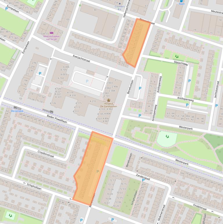 Kaart van postcodegebied 5042WL.