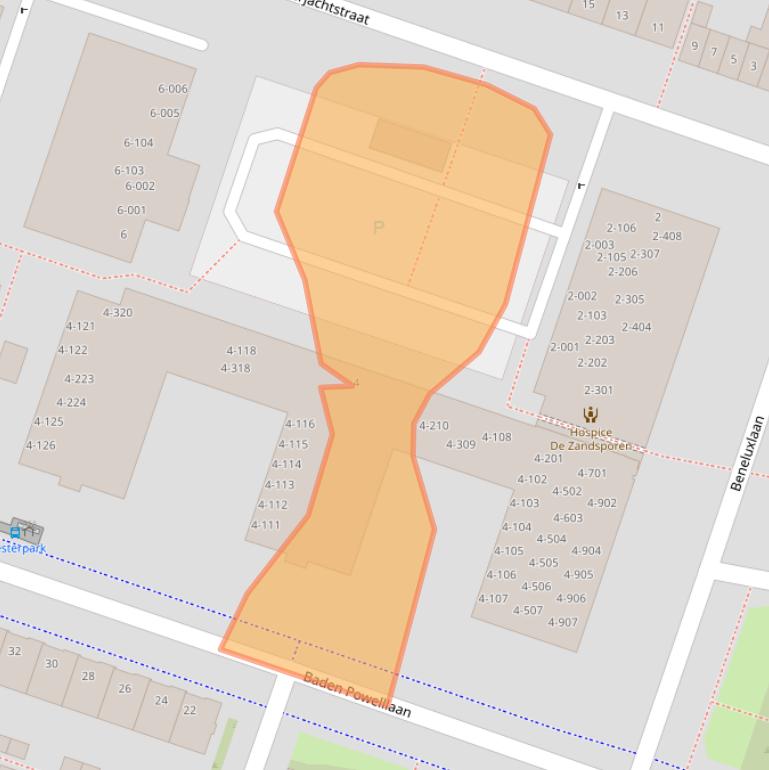 Kaart van postcodegebied 5042WN.