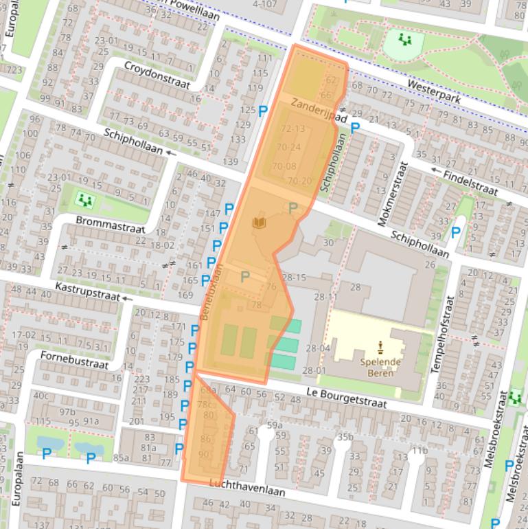 Kaart van postcodegebied 5042WS.