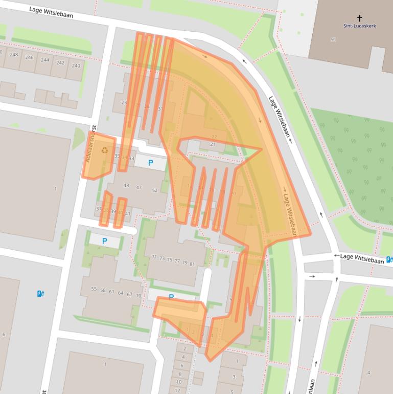Kaart van postcodegebied 5042XG.