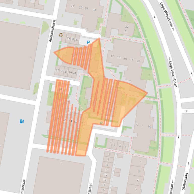 Kaart van postcodegebied 5042XJ.