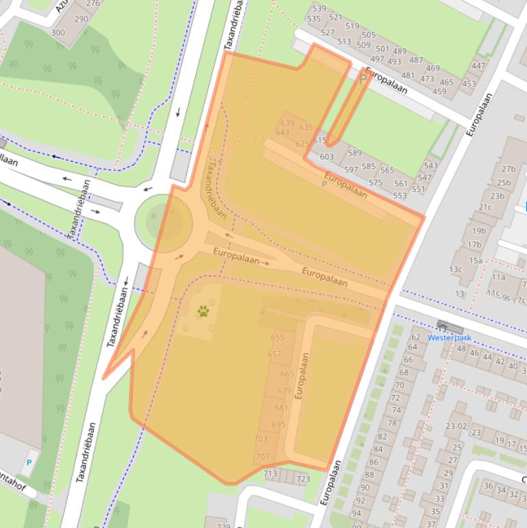 Kaart van postcodegebied 5042ZL.