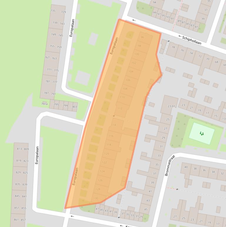 Kaart van postcodegebied 5042ZV.