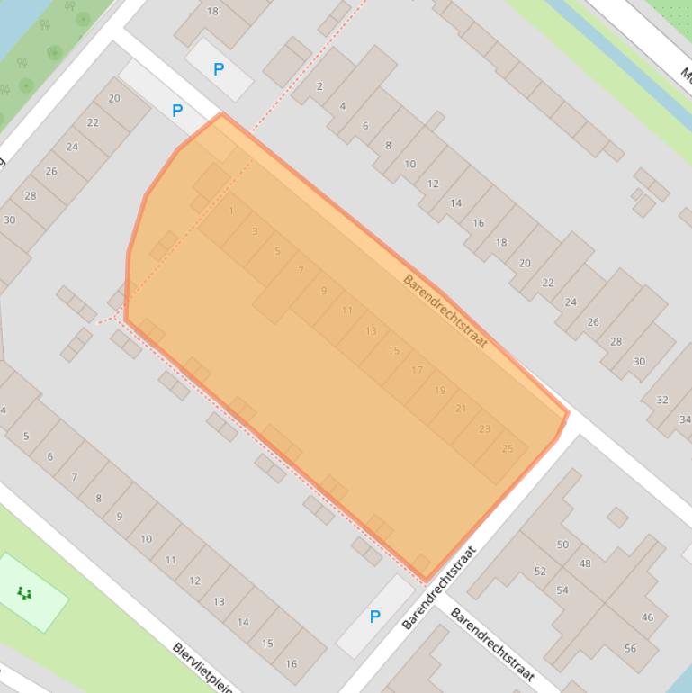 Kaart van postcodegebied 5043AG.