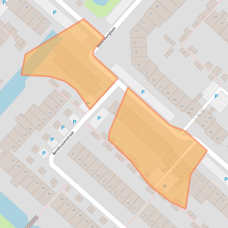 Kaart van postcodegebied 5043AH.