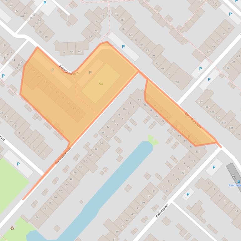 Kaart van postcodegebied 5043AJ.