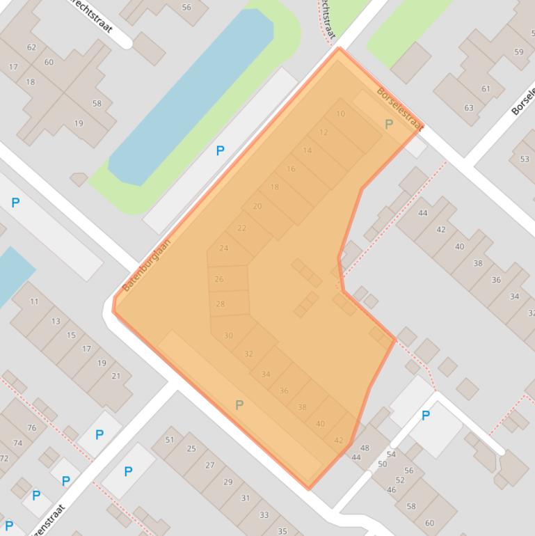 Kaart van postcodegebied 5043AK.