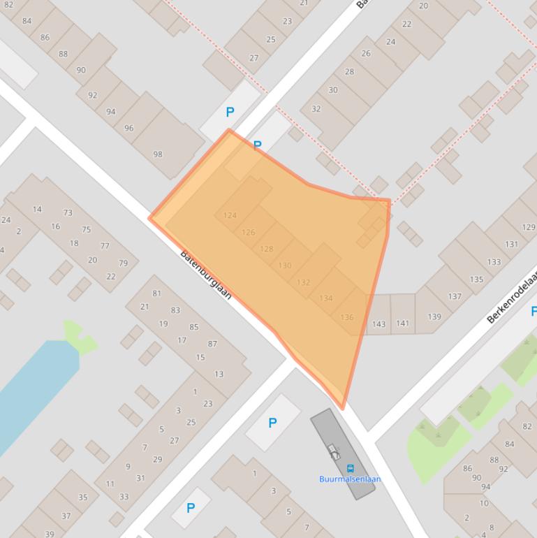 Kaart van postcodegebied 5043AM.