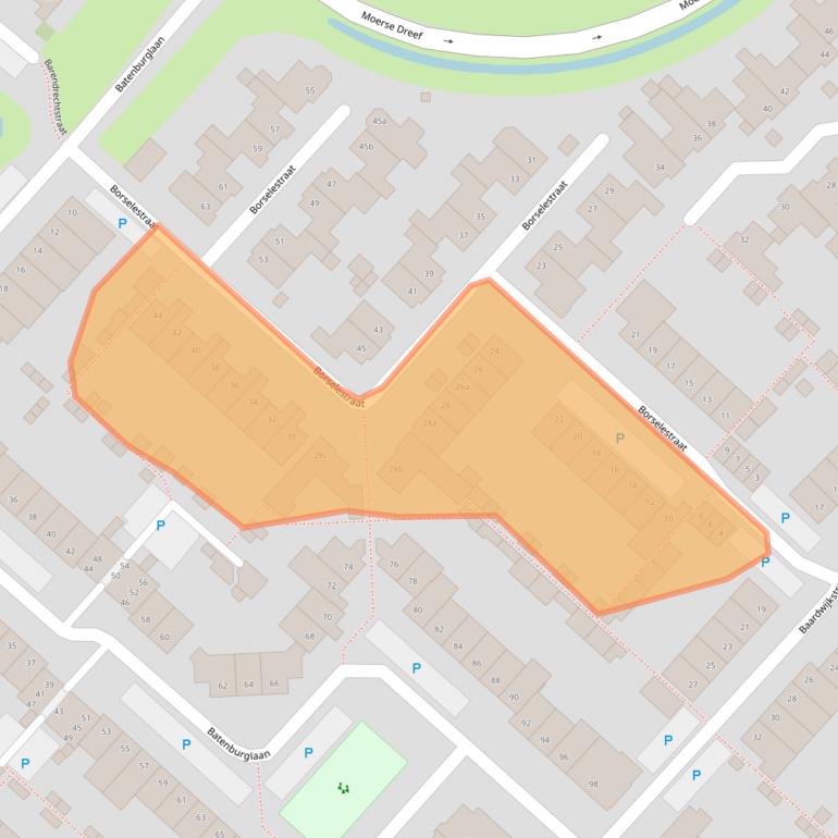 Kaart van postcodegebied 5043AR.