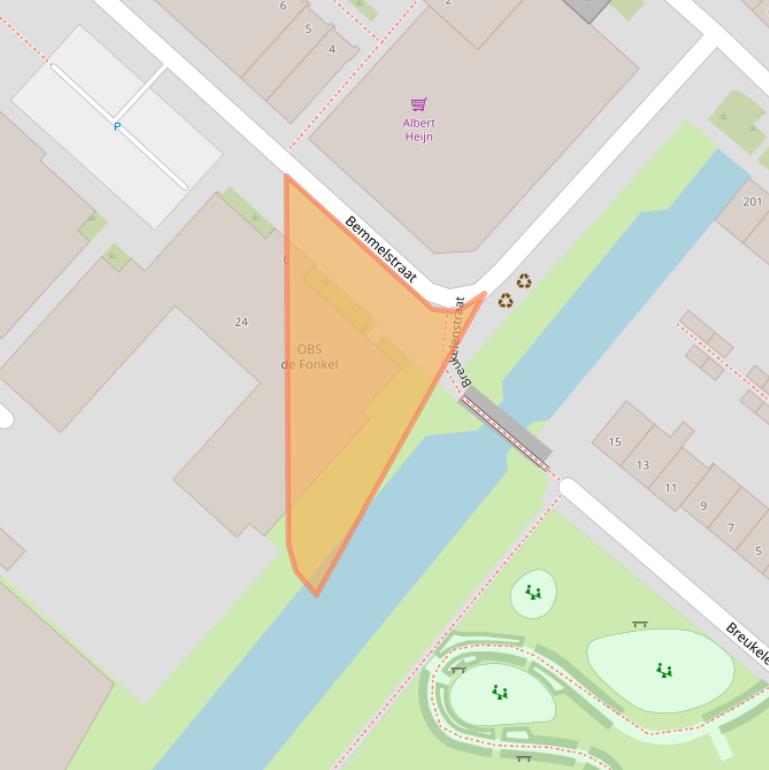 Kaart van postcodegebied 5043BE.