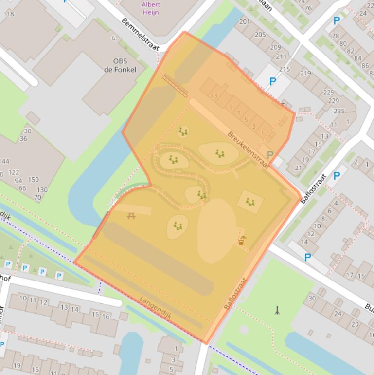 Kaart van postcodegebied 5043BG.