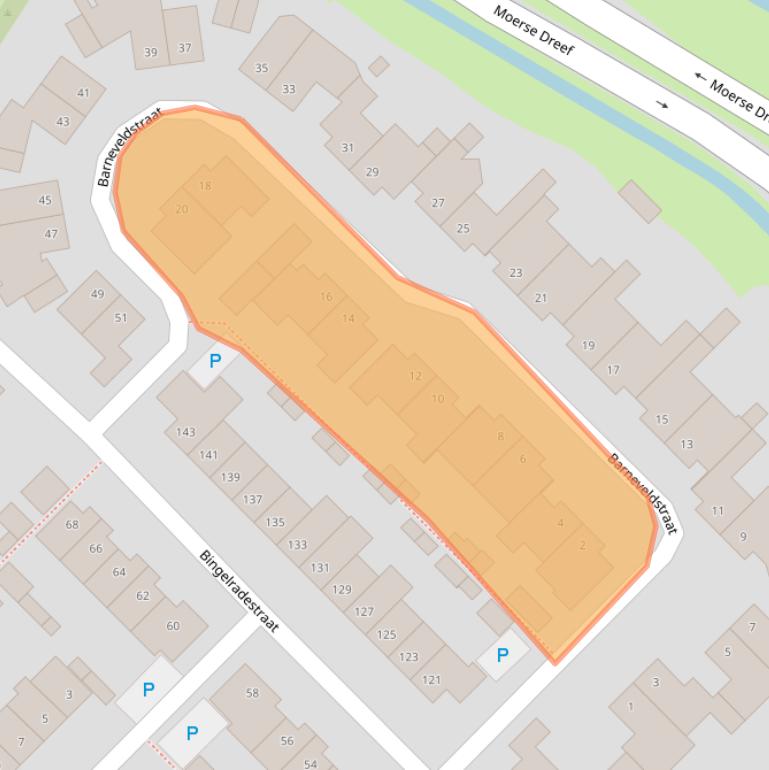 Kaart van postcodegebied 5043CB.