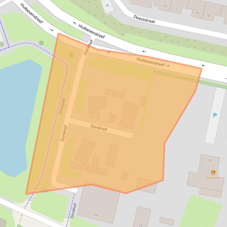 Kaart van postcodegebied 5043EK.