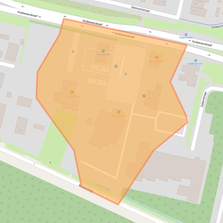 Kaart van postcodegebied 5043EW.
