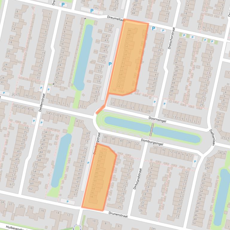 Kaart van postcodegebied 5043GD.
