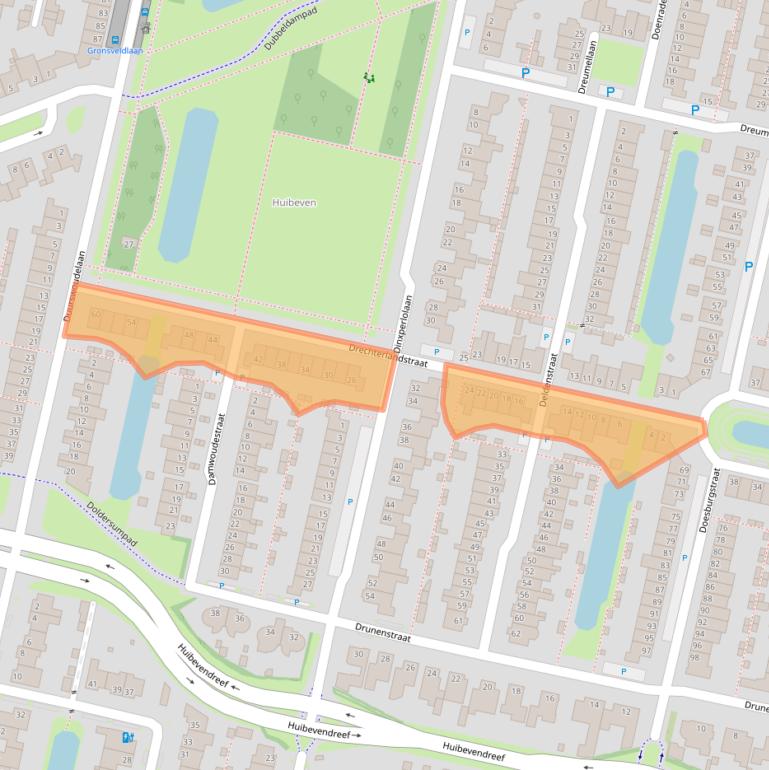 Kaart van postcodegebied 5043GJ.