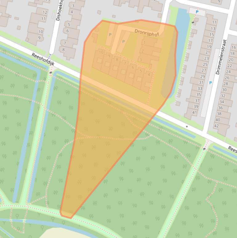 Kaart van postcodegebied 5043JW.