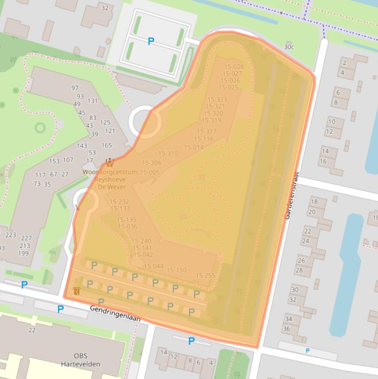 Kaart van postcodegebied 5043LW.