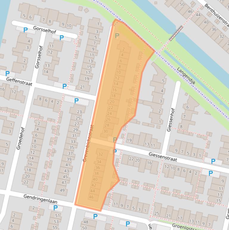 Kaart van postcodegebied 5043MC.