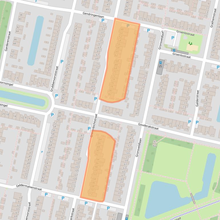 Kaart van postcodegebied 5043MD.