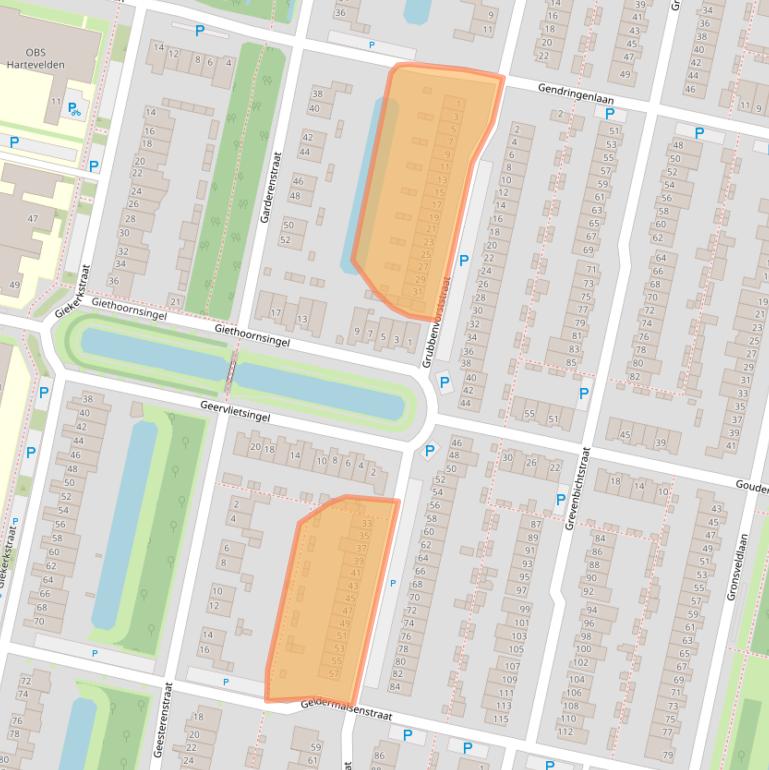 Kaart van postcodegebied 5043MS.