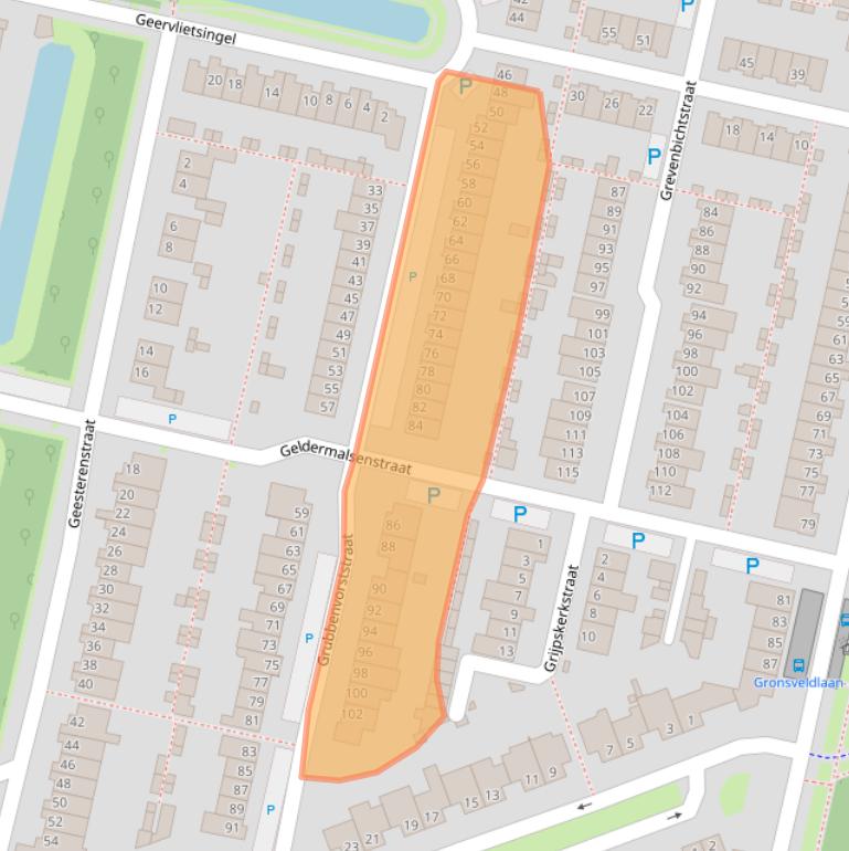 Kaart van postcodegebied 5043MV.