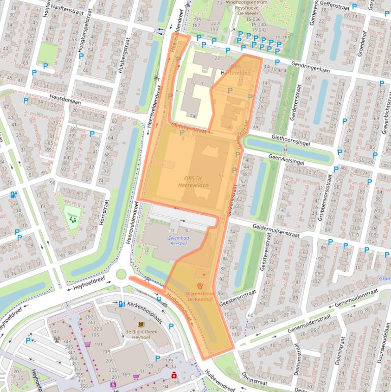 Kaart van postcodegebied 5043MX.