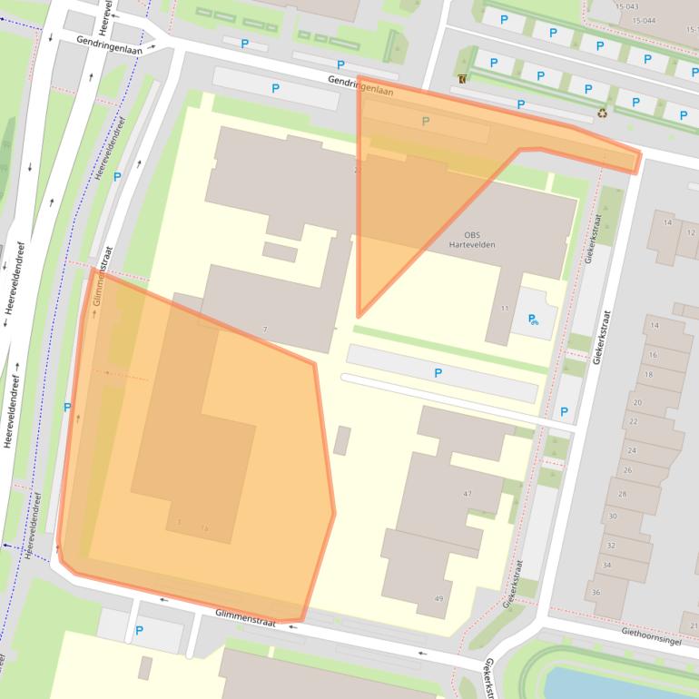 Kaart van postcodegebied 5043MZ.