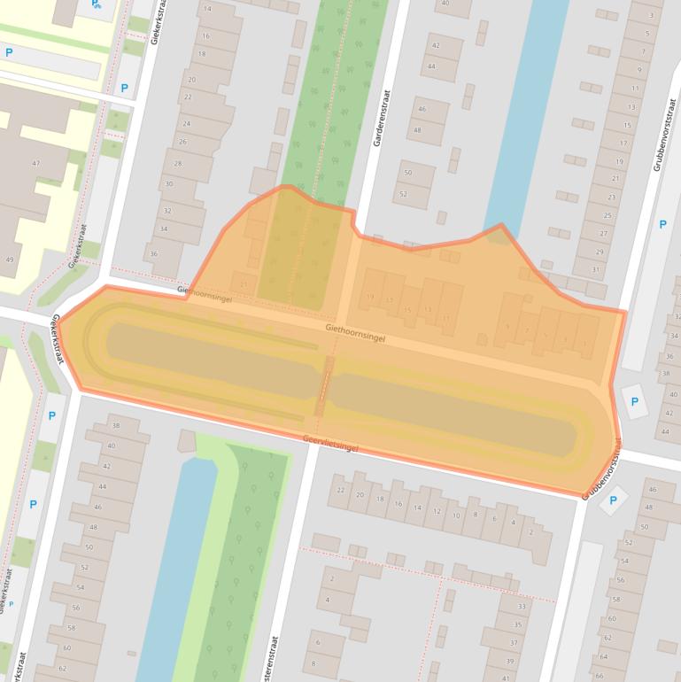 Kaart van postcodegebied 5043NA.