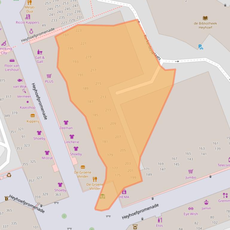 Kaart van postcodegebied 5043RD.