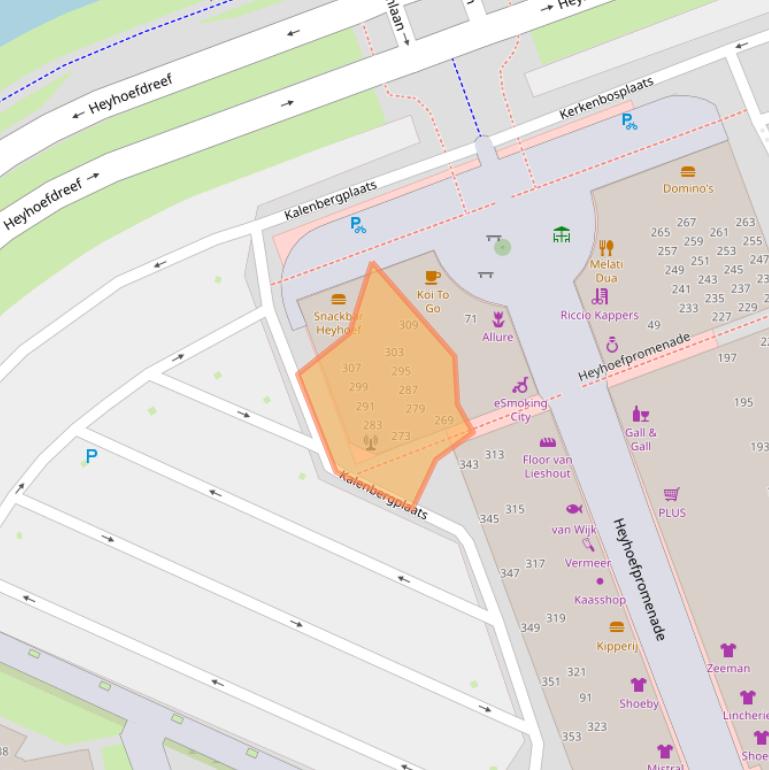 Kaart van postcodegebied 5043RG.