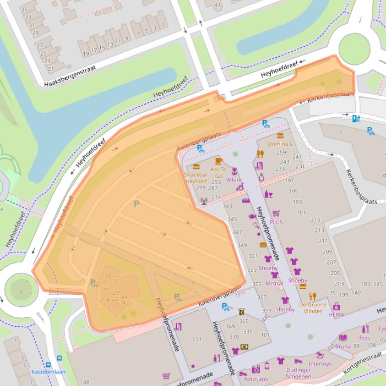 Kaart van postcodegebied 5043RV.