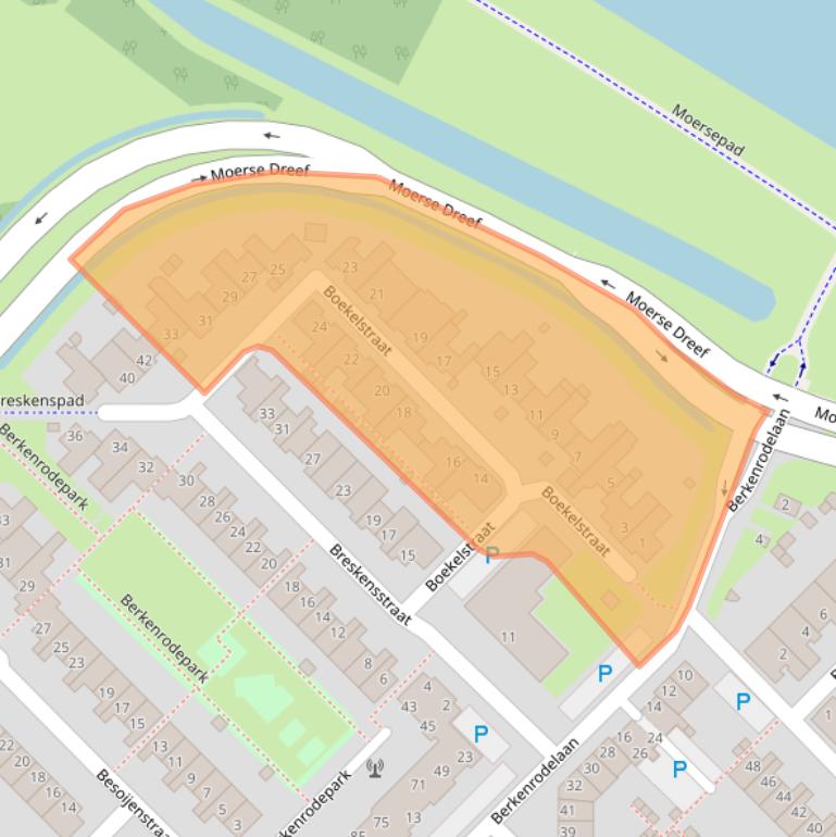 Kaart van postcodegebied 5043WL.