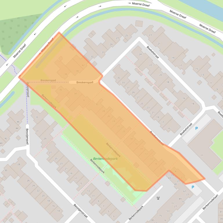 Kaart van postcodegebied 5043WN.