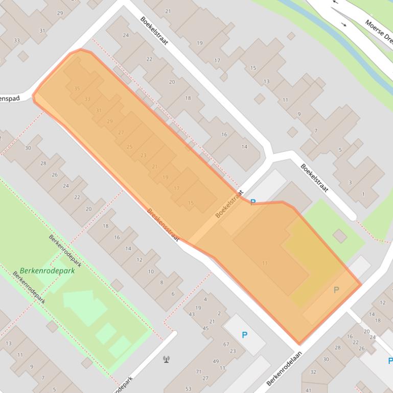 Kaart van postcodegebied 5043WP.