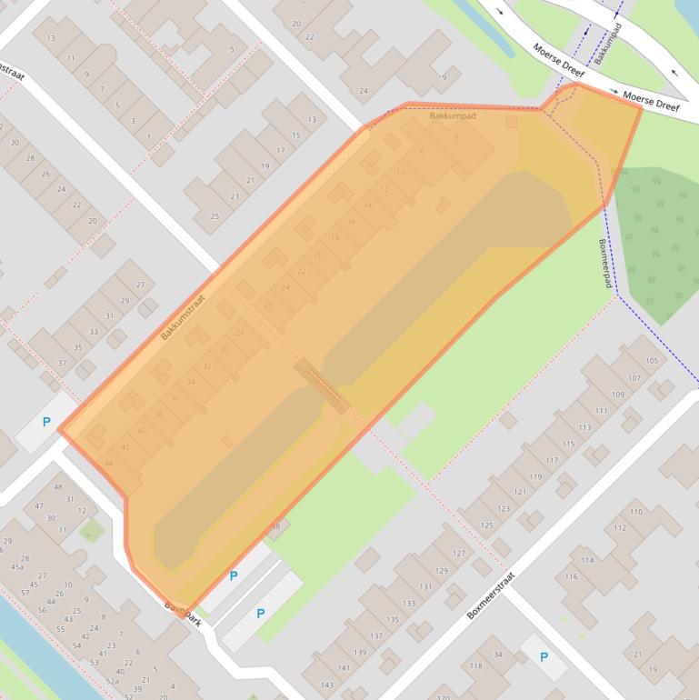 Kaart van postcodegebied 5043XV.