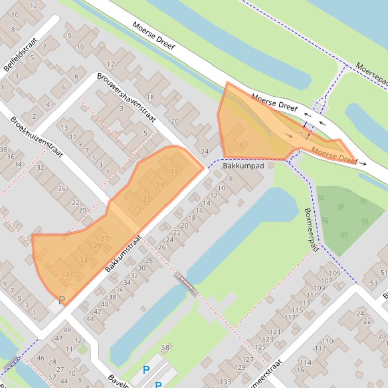 Kaart van postcodegebied 5043XW.