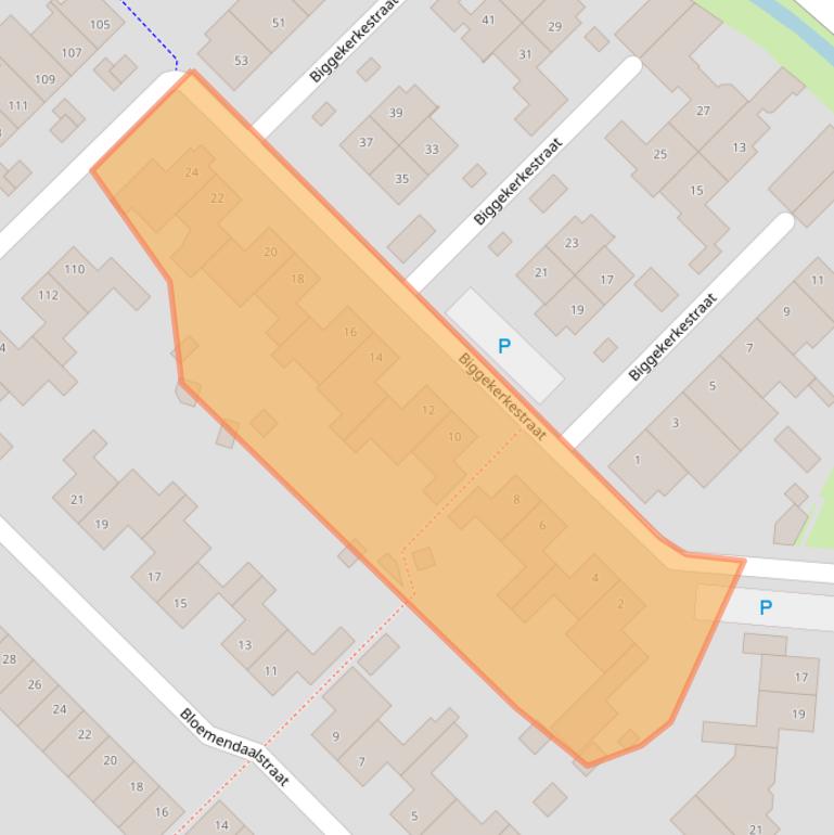 Kaart van postcodegebied 5043ZH.