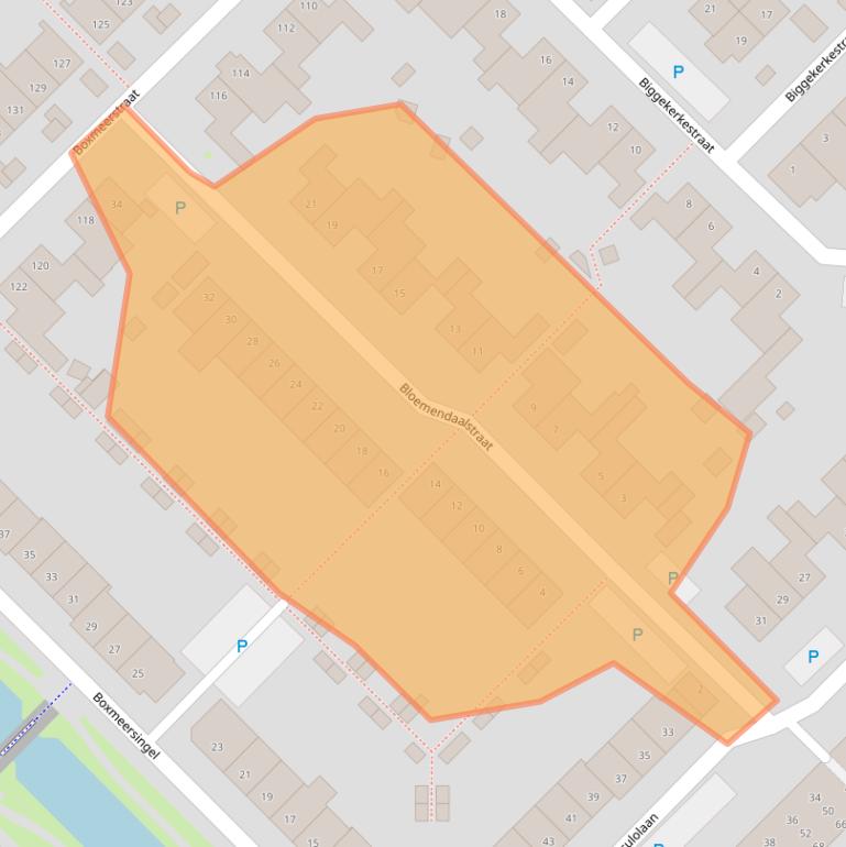 Kaart van postcodegebied 5043ZJ.