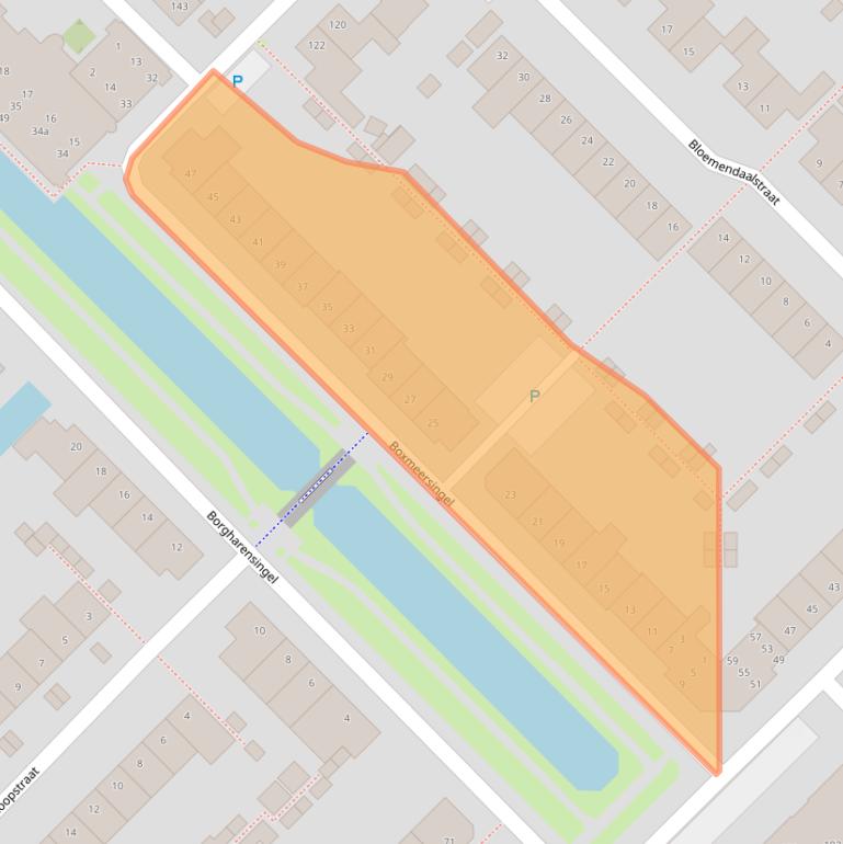 Kaart van postcodegebied 5043ZK.