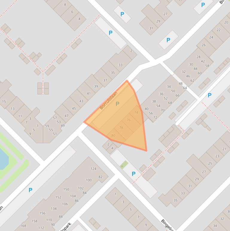 Kaart van postcodegebied 5043ZT.