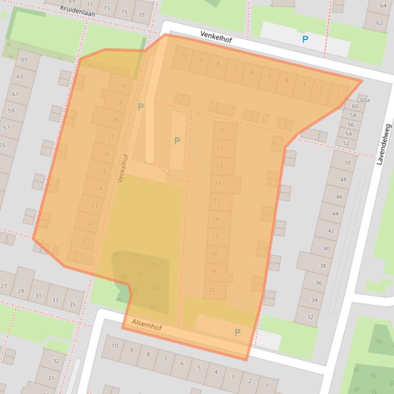 Kaart van postcodegebied 5044AJ.