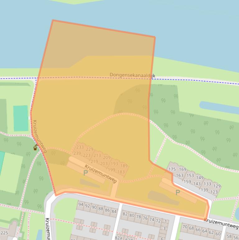 Kaart van postcodegebied 5044BD.