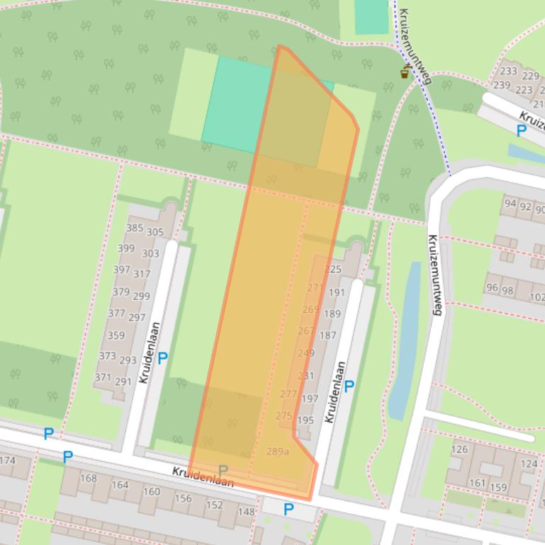 Kaart van postcodegebied 5044CG.