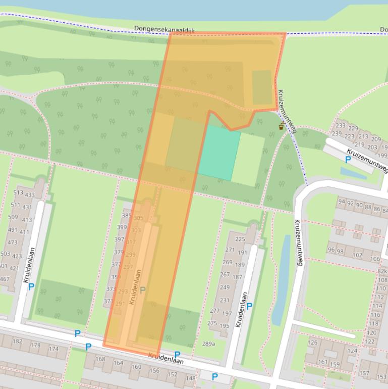 Kaart van postcodegebied 5044CH.