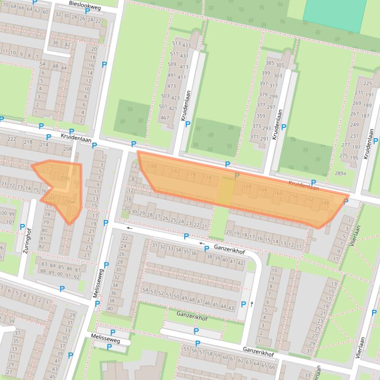 Kaart van postcodegebied 5044CR.