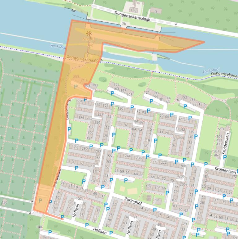Kaart van postcodegebied 5044DM.